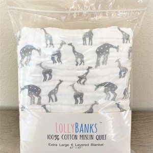 Cotton Muslin Quilt/Blanket (Brand New)